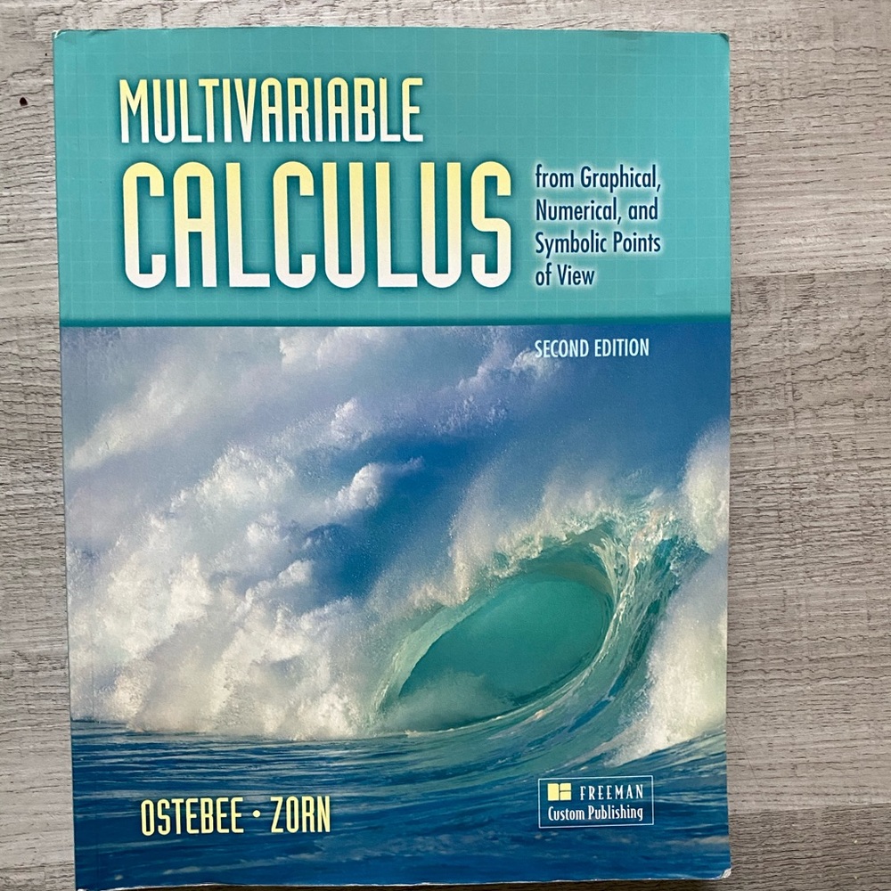 Buy 1/ get 1 free Multivariable Calculus Textbook